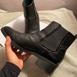 Zara Leather Booties